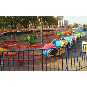 Amusement Park Track Roller Coaster Mini Shuttle Car Rides Garden Roller Coaster