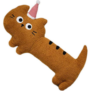 Coussin d'oreiller doux en peluche en forme de chat long pour couette de conception de princesse pour le soutien du <span class=keywords><strong>lit</strong></span> et des jambes cadeau d'anniversaire unisexe - Product Image 5