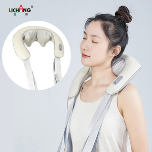 LICHANG Machine de massage du cou compresse chaude <span class=keywords><strong>Shiatsu</strong></span> masseur d'épaule pour voiture maison dos corps masseur avec chauffage - Product Image 2