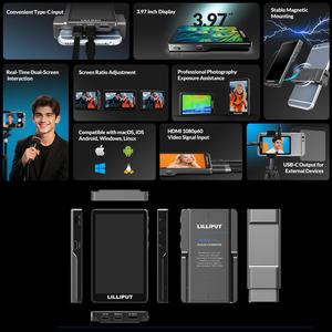 Lilliput V4 New <strong>4</strong>-Inch Vlog Selfie Monitor with for <strong>HDMI</strong> &amp; USB <strong>Input</strong> Magnetic Mounting USB-C <strong>Output</strong> for Camera Accessories - Product Image 5