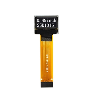 0.49 นิ้วโมโนโครม OLED โมดูลจอแสดงผล 64x32 SSD1315 ไดร์เวอร์ I2C หน้าจอขนาดเล็กสำหรับสมาร์ทวอทช์ดิจิตอลมิเตอร์อาร์ดูโน่ - Product Image 1