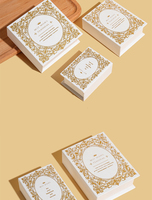 Scatola Regalo a Forma di Libro in Plastica Rigida, Adatta per Confezioni di Lusso di Cosmetici, Dotata di Rivestimento in Spugna
