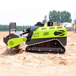 Cortacésped todoterreno con orugas autopropulsado con control remoto industrial 24V certificado CE - Product Image 6