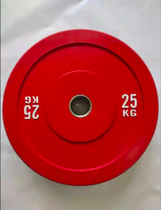Plaques de protection colorées hautement élastiques, revêtement en caoutchouc, pour haltères, entraînement avec barre, <span class=keywords><strong>CrossFit</strong></span> et musculation, directement de l'usine - Product Image 3