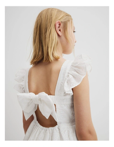 Vestido de Verano para Niñas, Hecho de Tela de Algodón Suave con un Toque Decorativo que Ofrece Comodidad y Flexibilidad - Product Image 5