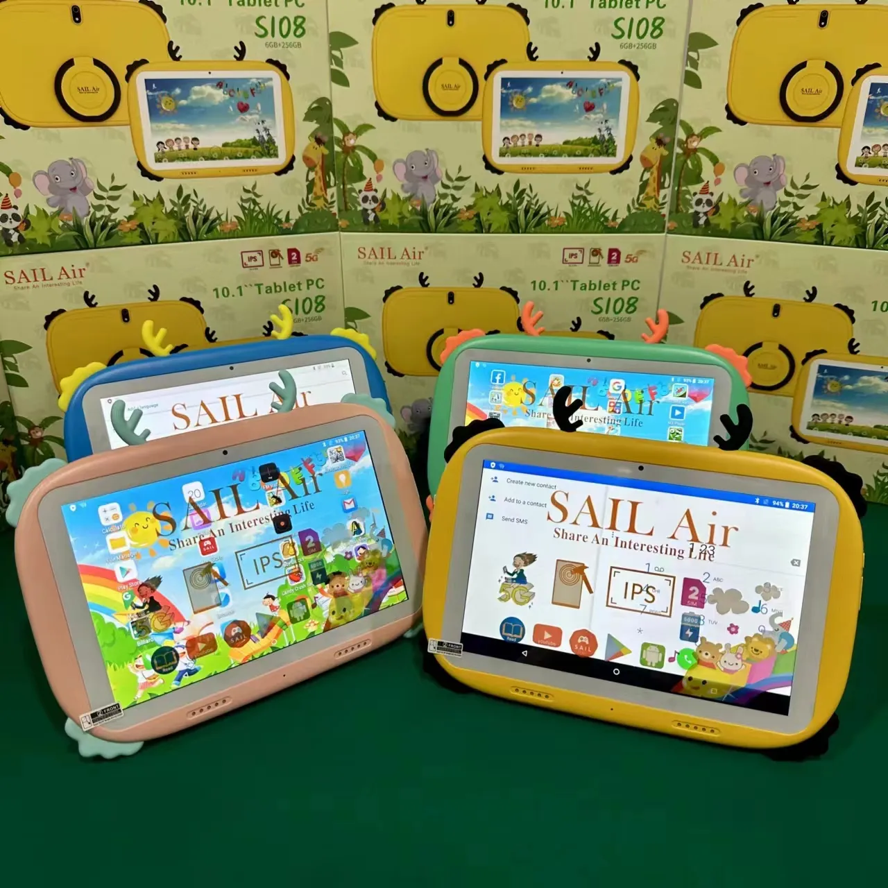 Tablette pour enfants 10.1 pouces Android double caméra fabricants de machines d'apprentissage pour tablettes pour enfants