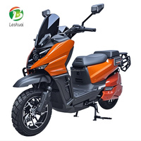 Scooter électrique à grande vitesse 72V 1200W pour adultes, moto électrique à 3 vitesses avec type intelligent électronique