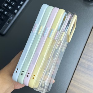 เคสโทรศัพท์มือถือ TPU แบบขายส่ง สำหรับ iPhone 18 ถึง 11 ซีรีส์ ดีไซน์เรียบง่าย กันกระแทก กันน้ำ ป้องกันรอยนิ้วมือ สีมาการอง - Product Image 3