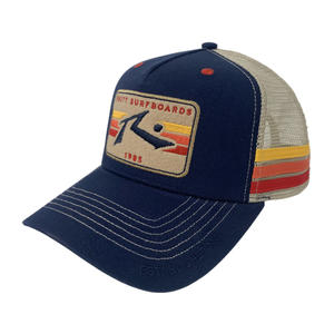 Cappelli di Qualità Country, Berretti Casual da Uomo, Gorras All'Ingrosso, <span class=keywords><strong>Cappello</strong></span> Bicolore a 5 Pannelli con Ricamo a Righe, <span class=keywords><strong>Cappello</strong></span> Trucker - Product Image 1