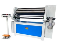 Machine de formage de tôles électrique asymétrique à trois rouleaux, automatique, pour acier au carbone, directement de l'usine