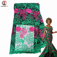 Tissu en dentelle noire brodée de haute qualité avec perles et pierres faites à la main, tissu en dentelle nigériane pour occasions spéciales