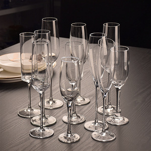 Classic for <strong>Champagne</strong> Goblet Premium Glass <strong>Flutes</strong> for Parties Sparkling Wine Glasses - Product Image 5