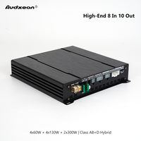 Amplificateur 8 canaux, processeur DSP 10 canaux pour voiture, haute puissance classe AB & D, égaliseur 31 bandes, 4Ω, qualité audio d'usine