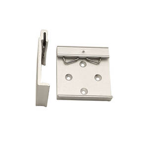 Klem tetap rel Din aluminium lebar 45mm <span class=keywords><strong>Universal</strong></span>, klip pengencang untuk pemasangan Relay - Product Image 2