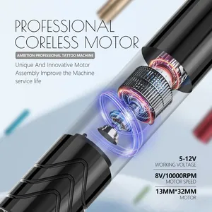 Máquina Portátil de Micropigmentación con Motor Potente, Bajo Ruido y Estable, Pluma PMU para Cejas, Labios y Delineador de Ojos - Product Image 4
