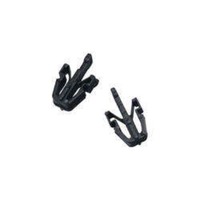 Clips de fixation en plastique POM noir Yongtao YT-05, rivets de calandre, remplacement pour calandre de radiateur Mitsubishi, neuf