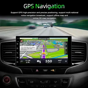 1 Din autoradio universale regolabile Android 11 7 pollici IPS Touch Screen FM Quad-Core navigazione GPS Carplay Android Auto