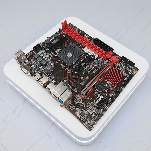 PCWINMAX AM4 MATX DDR4 M.2 Gaming Motherboard B450/A320/A520 with VGA/DVI/HD OEM Wholesale for Desktop Computer Builds