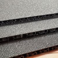 Boîtes de transport robustes en PP alvéolé mat de 7 mm, 10 mm, 12 mm, 13 mm, panneaux alvéolés pour transport aérien, boîtes ATA alvéolées, feuilles alvéolées