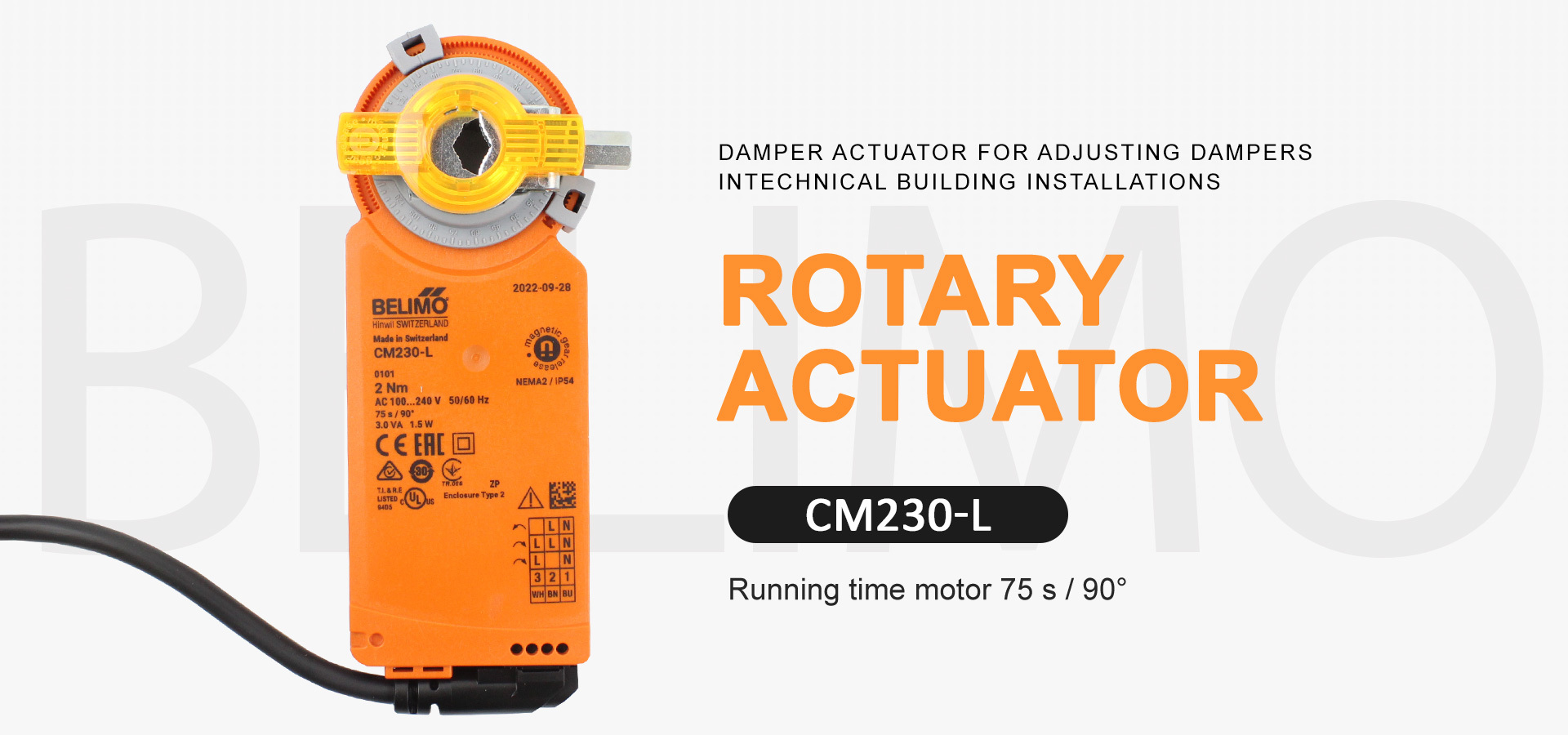 Actionneur Belimo CM230-R - Neuf Dans Son Emballage D'origine