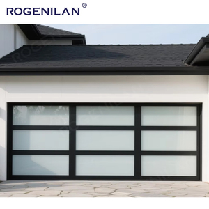 Puertas de Garaje Modernas de Aluminio y Vidrio Rogenilan con Espejos para Casas y Vehículos - Product Image 5