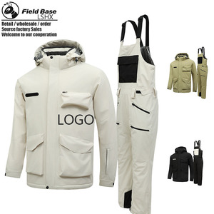 Tuta <span class=keywords><strong>da</strong></span> Sci Più Venduta Unisex Impermeabile con Cappuccio Tuta Invernale Abbigliamento <span class=keywords><strong>da</strong></span> <span class=keywords><strong>Neve</strong></span> per Esterno Uomo Donna Taglie Forti Calda e Antivento - Product Image 1