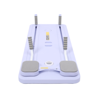 Appareil d'exercice abdominal portable à roulettes pour usage domestique, unisexe, fabriqué en matériaux PP/EVA/ABS
