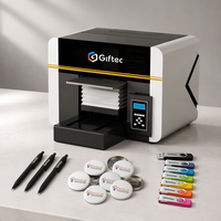 Giftec stiker UV Dtf A3, keluaran baru CCD Printer Uv TX800/ XP600/ I3200 pemosisian Visual UV untuk hadiah yang disesuaikan