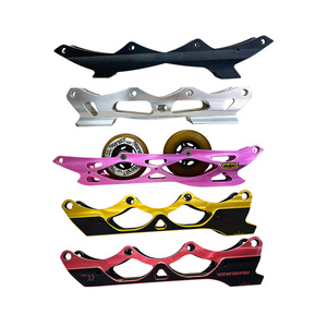 Nhà máy tùy chỉnh <span class=keywords><strong>CNC</strong></span> Chassis 4 bánh xe Inline đua tốc độ cơ sở Skate Khung 4 bánh xe Skate khung - Product Image 2