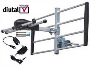 Antena Exterior Amplificada Xinxidi, Antena HDTV DTT, Antena Yagi Exterior Plegable de Doble Polarización HDA-201L2 - Product Image 2