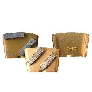 <span class=keywords><strong>HTC</strong></span>-Diamant-Doppel-Rechtecksegmente mit Schnellwechselsystem OEM Schleifblock für Betonschleifen und Bodenschleifen Schleifwerkzeuge - Product Image 1