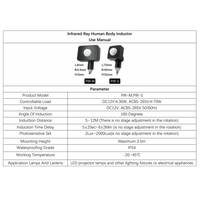 AC85V 265V IP54 Sensor Mini dengan 10mm 12mm tombol terutama digunakan untuk lampu banjir LED Sensor gerak & POSISI