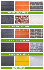 Paneles de Revestimiento de Acero Ignífugos, Paneles de Pared Exteriores, Revestimiento de Paneles de Pared de PU para Casa - Product Image 3