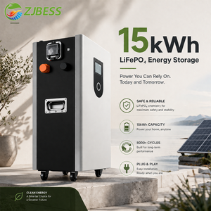 แบตเตอรี่ลิเธียมแนวตั้ง 51.2V 300Ah 15kWh เกรด A พร้อมระบบจัดการแบตเตอรี่อัจฉริยะ (BMS) สำหรับระบบสำรองไฟบ้านแบบออฟกริดพลังงานแสงอาทิตย์ 51.2V300Ah ออฟกริด - Product Image 5