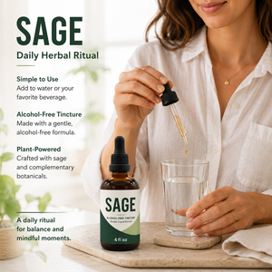 Private <b>Label</b> Sugar-Free Chia Seed High Purity Gluten Free Organic Sage Oral Liquid Drops Digestive Immune Support Wellness - Product Image 3
