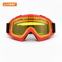 Lunettes de moto Liveer Factory, dernières versions, monture en TPU, lunettes de sécurité réglables, anti-buée, protection UV400, cyclisme, sports de plein air