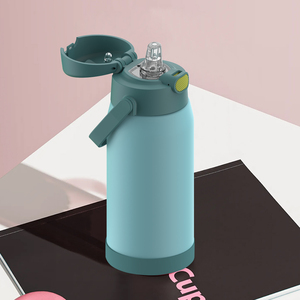 450ml Double-wall Vacuum Insulated Leakproof & Portable Design Stainless Steel <b>Straw</b> Tumbler <b>With</b> Lid - Product Image 4