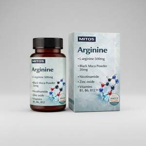 Formule de performance à haute teneur en L-Arginine 500mg avec Maca noire et Ail noir en comprimés pour adultes OEM ODM - Product Image 2