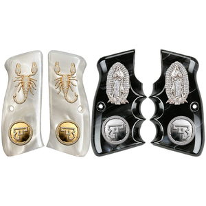 Empuñaduras de Metal para CZ75 <span class=keywords><strong>Shadow</strong></span> 2, Grabado Láser en Oro, Plata, Resina, Perla, CZ75 - Product Image 5