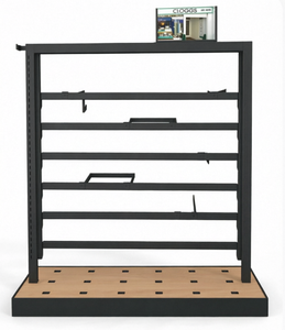 Exhibidor de Ropa <span class=keywords><strong>Redman</strong></span> para Comercio Minorista, Unidad de Exhibición de Ropa para Boutique, Soporte Metálico para Tienda - Product Image 4