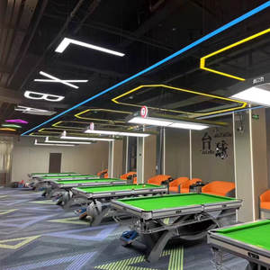 Suspension linéaire rectangulaire à LED Grand lustre de plafond Bureau Salle de réunion Salle de sport Lampe suspendue <span class=keywords><strong>Billard</strong></span> Luminaires - Product Image 4