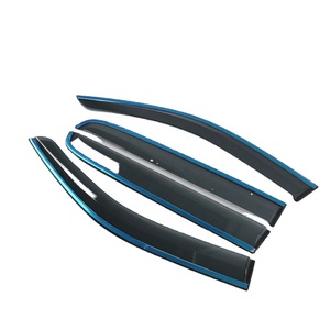Accessoires extérieurs Pare-soleil latéral Pare-pluie Visière de porte Noir 2023 pour 2012 2016 2018 2019 2020 2021 2022 - Product Image 2
