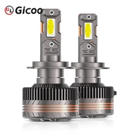 Gicoo F13 Nuevo Faro LED para Auto H1/H4/H7/H11/9005/9006 300W 50000LM 6000K 12V IP67 Resistente al Agua Chip CSP Universal