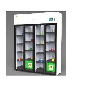 Armoire de stockage de produits chimiques de laboratoire MSNO en matériau PP avec porte en verre pour usage hospitalier - Product Image 2