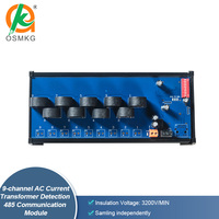 Module de détection de transformateur de courant alternatif isolé 9 canaux RS485 AoShangMing Modbus RTU