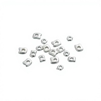 Perles d'espacement de forme irrégulière en argent sterling 925 en gros perles d'argent en vrac pour bricolage à la main Bracelet collier résultats
