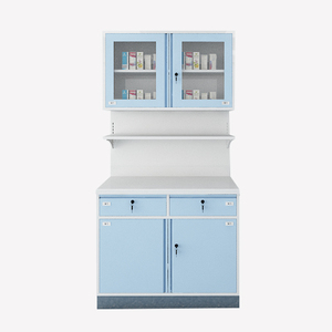 ארון אחסון תרופות מפלדה ננעל מבית KANGTEK לשימוש במרפאות, בתי מרקחת, בתי ספר וחדר כושר - עיצוב מודרני ועמיד - Product Image 4