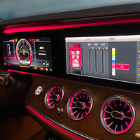 Adapté à la modification de l'éclairage d'ambiance Mercedes Benz Classe E W213, modification et mise à niveau de la bande lumineuse LED de l'écran
