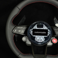 Volant en cuir à fond plat très vendu pour Volkswagen Golf Passat Beetle Polo Jetta Bora Magotan CC Lamando Tiguan