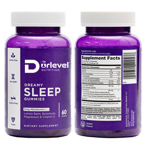 Gomitas para Dormir Premium con Magnesio y Bálsamo de Limón para Apoyo a la Relajación, Certificación Halal, 60 Gomitas/Botella, Servicio de Marca Personalizada - Product Image 3